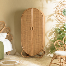 MACABANE - Armoire en rotin...