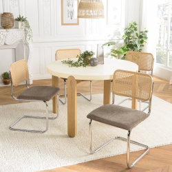 MACABANE - Lot de 2 chaises...