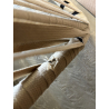 MACABANE - Lot de 2 fauteuils cordage couleur naturelle coussin assise noir