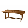 MACABANE - Table rectangulaire double extension 200/300 x 120 cm