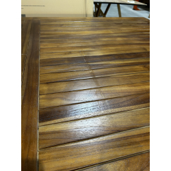MACABANE - Table rectangulaire double extension 200/300 x 120 cm