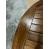 MACABANE - Table ovale extensible 180/240*100 en bois Teck huilé