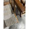 MACABANE - Lot de 2 fauteuils pliants Acacia et rotin synthétique
