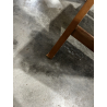 MACABANE - Lot de 2 chaises pliantes acacia et rotin synthétique