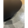 MACABANE - Table basse ronde noire 90x90cm