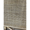 MACABANE - Tête de lit rect. 140/160cm "cannage" rotin couleur brun miel