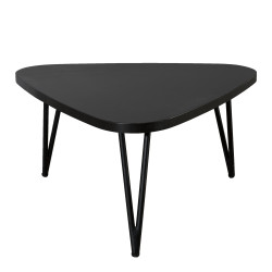 MACABANE - Table basse noire goutte d'eau petit modèle