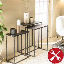 MACABANE - Set de 3 tables...