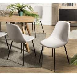 MACABANE - Lot de 2 chaises...