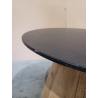 MACABANE - Table d'appoint ronde bois Pin recyclé et contreplaqué
