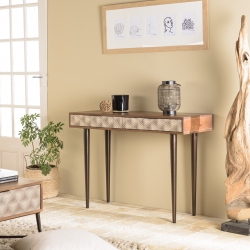MACABANE - Console en bois...