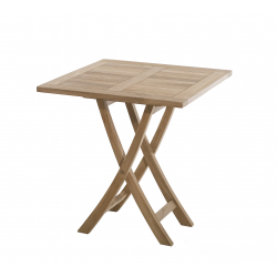 MACABANE - Table carrée pliante 70 x 70 cm FUN