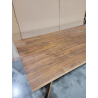 MACABANE - Table rectangulaire pliante 220x90cm acacia VICK
