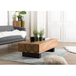 MACABANE - Table basse bois...